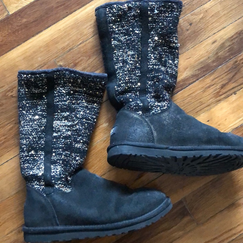 Black and Gold UGGS